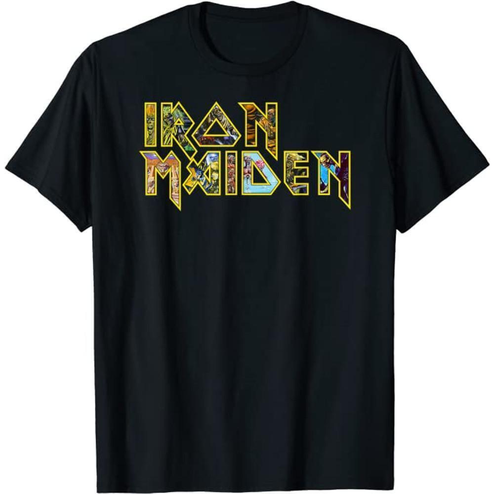 Iron Maiden Eddie Logo T Shirt